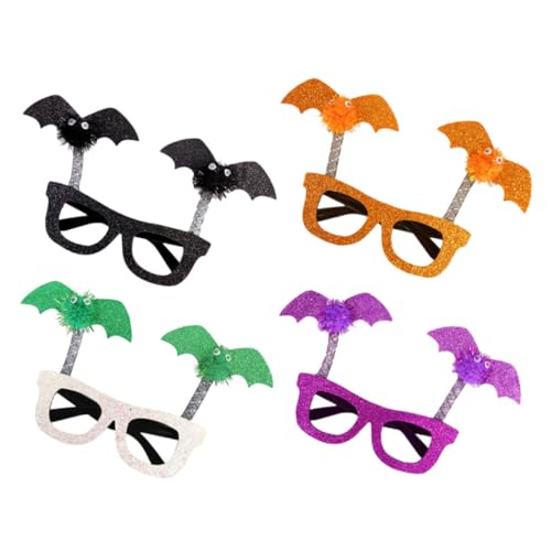 CALLARON 4stücke Halloween Bat Brillenrahmen Für Cosplay Lustige Accessoires Für Erwachsene Für Partys Und Fotoshootings von CALLARON