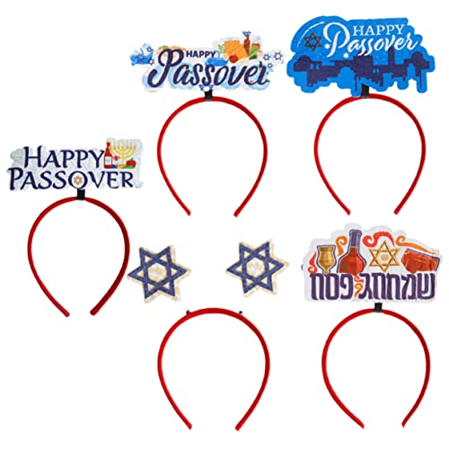 CALLARON 5 Stück Party-Stirnband Zubehör Turban -Stirnband tragegurt dekoration Haarband stutzenhalter Cosplay-Haarreifen Pessach-Stirnbänder dekorativer Haarreif süße Stirnbänder Filzstoff von CALLARON