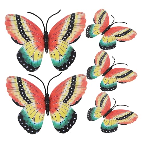 CALLARON 5 Stück Teiliges Schmetterlings Deko Handliche Tanz und Partyrequisiten für Vielseitige Butterfly Partydekorationen für Hochzeiten und Bühnenauftritte CALLARON 5 Stück Teiliges Schmetterlings Deko Handliche Tanz und Partyrequisiten für Vielseitige Butterfly Partydekorationen für Hochzeiten und Bühnenauftritte von CALLARON