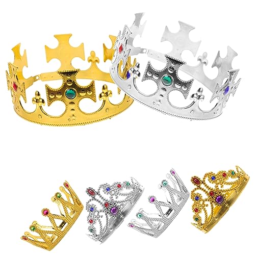 CALLARON 6 Stück Krone Stirnband Kopfschmuck Feenkrone Geburtstagskönigin -Krone Kronenkind Geburtstagsfeier Prinzessin Party-Geburtstagskrone Kronenstütze Krone für Cosplay Plastik CALLARON 6 Stück Krone Stirnband Kopfschmuck Feenkrone Geburtstagskönigin -Krone Kronenkind Geburtstagsfeier Prinzessin Party-Geburtstagskrone Kronenstütze Krone für Cosplay Plastik von CALLARON