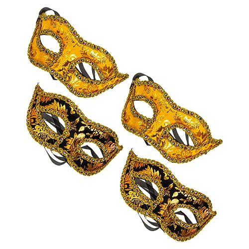 CALLARON 8 Stck Retro Herren Masken Halbgesichts Masken mit Verstellbarem Riemen für Karneval Maskenball Halloween Party CALLARON 8 Stck Retro Herren Masken Halbgesichts Masken mit Verstellbarem Riemen für Karneval Maskenball Halloween Party von CALLARON