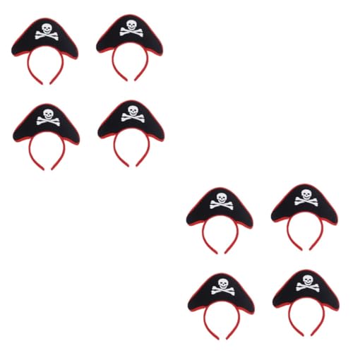 CALLARON 8 Stck Teiliges Halloween Piraten Haarreifen für Jungen Mädchen Weiche und Bequeme Kopfbedeckung für Party Festival und Kostüm für Gruselige Verkleidung CALLARON 8 Stck Teiliges Halloween Piraten Haarreifen für Jungen Mädchen Weiche und Bequeme Kopfbedeckung für Party Festival und Kostüm für Gruselige Verkleidung von CALLARON