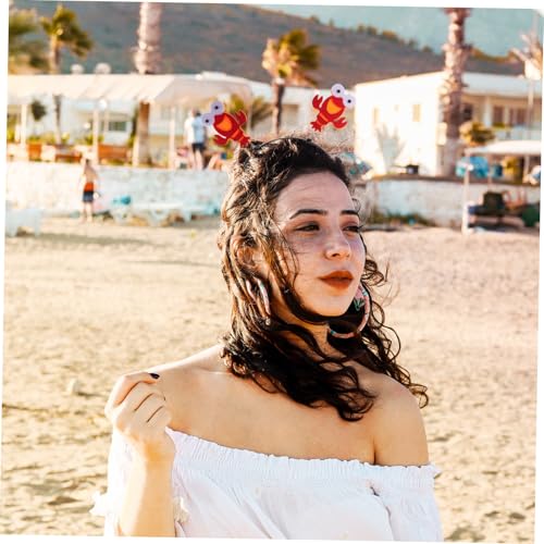 CALLARON 8 Stück Teiliges Lobster Haarreif Lustiger Haarschmuck für Halloween Party Verstellbare Headbands für Teenager Mädchen Dekoratives Haarzubehör für Karneval und Kostümfest von CALLARON