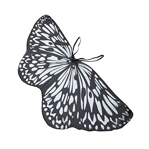 CALLARON Badetuch strandtücher Schal Flügel Umhang Bauch Leistung dress-up Schmetterlinge Cosplay-Stütze Schmetterlingsflügelumhang Mode Mantel kleiner Schmetterling Requisiten Kind Weiß von CALLARON
