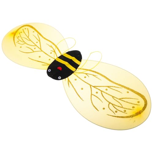 CALLARON Bienenkostüm – Lustige Hummelflügel Halloween-Cosplay Für Kinder Erwachsene Flügel Mit Dehnbaren Elastischen Bändern Cosplay-Auftritte Und Fotoautomaten von CALLARON