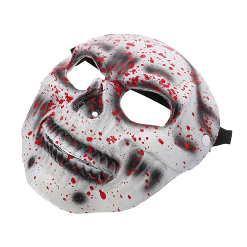 CALLARON Blutige PU Schädelmaske und Leicht Halloween Kostümmaske für Erwachsene Party Zombie Cosplay Day Of The Dead Horror Verkleidung CALLARON Blutige PU Schädelmaske und Leicht Halloween Kostümmaske für Erwachsene Party Zombie Cosplay Day Of The Dead Horror Verkleidung von CALLARON