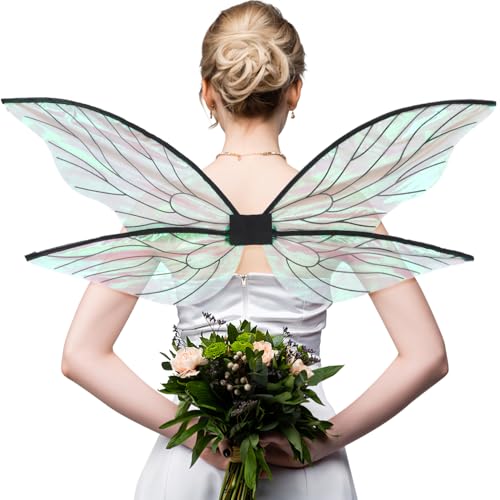 CALLARON Cicada Fairy Wings Cosplay für Karneval Dekoration für Kostümpartys Verarbeitung Schwarz für Besondere Anlässe und Auftritte von CALLARON