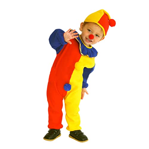 CALLARON Clown-Anzug Kinder Clownnase Kostüm erwachsene Frauen Clownkostüme für Kinder Clown-Kostüme Kleider Kinderkleidung Cosplay-Kostümanzug bilden Kleidungsset Overall Kleinkind von CALLARON