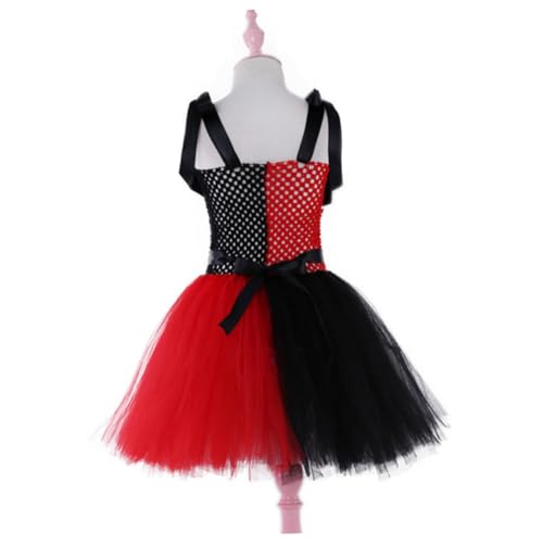 CALLARON Clown Kostüm Mädchen Tüllrock Cosplay Kleid Xl Bühnenauftritt Verkleidung Hautfreundlich Komfortabel von CALLARON