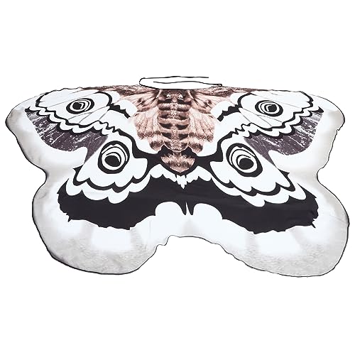 CALLARON Schal Dekoratives Tanzset mit wirbelndem Schmetterlingsschal Cosplay Feenflügel Cosplay Schmetterlingsflügel schicker Schmetterlingsumhang Schmetterlingsflügel-Umhang Pfau von CALLARON
