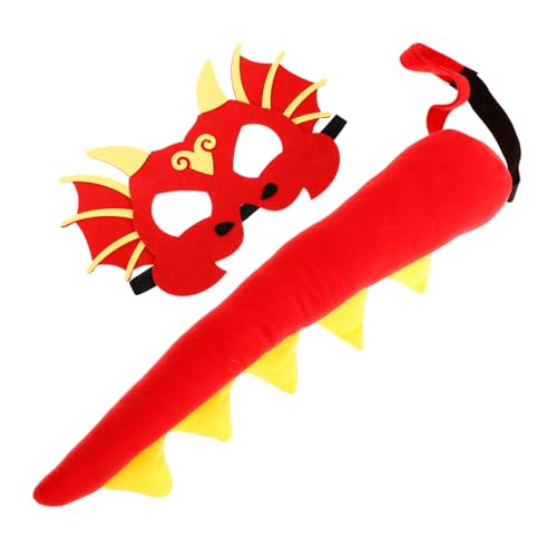 CALLARON Dinosaurier Kostüm Dinosaurier Maske und Cosplay Party Zubehör für Halloween Karneval Geburtstagsfeier Tierkostüm für Jungen Mädchen von CALLARON
