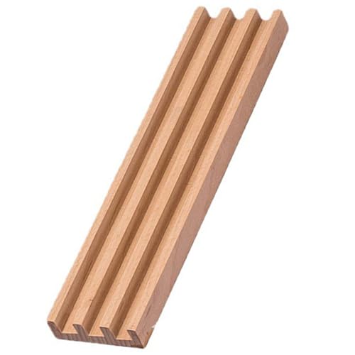 CALLARON Domino Halter Aus Holz DIY Domino Racks Holz Dominoständer Stabile Domino Basis Aus Buchenholz Für Domino Spiele Und Sammlungen Und Langlebig von CALLARON