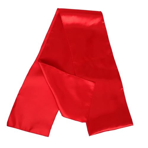 CALLARON Dressing Requisiten Karate-Kostümzubehör Halloween-Accessoires-Gürtel Tanzgürtel Hochzeitsgürtel Halloween Kostümzubehör Piraten-Kostümgürtel Hanfu-Kostüm Seidentuch rot von CALLARON