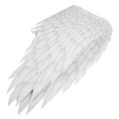 CALLARON Engelsflügel für Erwachsene Kostümfreundliche Faltbare Vliesstoff Flügel für Halloween Cosplay Kreative Rollenspiele Platzsparend Weiß CALLARON Engelsflügel für Erwachsene Kostümfreundliche Faltbare Vliesstoff Flügel für Halloween Cosplay Kreative Rollenspiele Platzsparend Weiß von CALLARON
