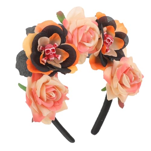 CALLARON Erwachsenes Halloween Stirnband mit Rosen und Perfektes Kostüm Accessoire für Themenpartys und Cosplay CALLARON Erwachsenes Halloween Stirnband mit Rosen und Perfektes Kostüm Accessoire für Themenpartys und Cosplay von CALLARON