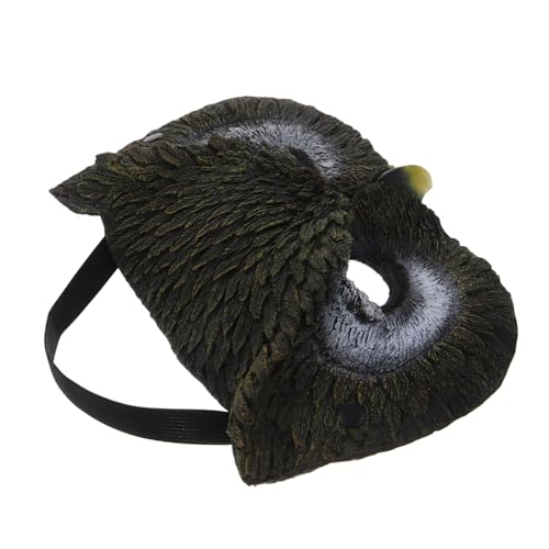 CALLARON Eulenmaske für Halloween Realistische Tiermaske Leichtem Material für Kostümpartys Maskenbälle und Karneval für Cosplay und Thematische Feiern von CALLARON