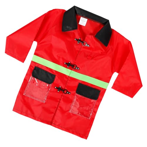 CALLARON Feuerwehrmann Kostüm Rollenspielverkleidung für Mädchen für Themenpartys und Halloween Atmungsaktiv und Komfortabel Fördert Kreativität und Fantasie CALLARON Feuerwehrmann Kostüm Rollenspielverkleidung für Mädchen für Themenpartys und Halloween Atmungsaktiv und Komfortabel Fördert Kreativität und Fantasie von CALLARON
