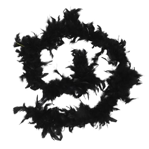 CALLARON Flauschige Federboa für Kostüme und Dekoration Schwarze Plume für Weihnachten Halloween Hochzeiten und Bastelarbeiten Leicht und Vielseitig Einsetzbar CALLARON Flauschige Federboa für Kostüme und Dekoration Schwarze Plume für Weihnachten Halloween Hochzeiten und Bastelarbeiten Leicht und Vielseitig Einsetzbar von CALLARON