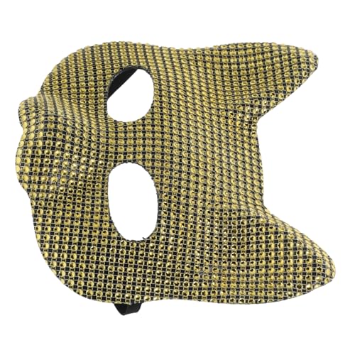 CALLARON Fox Masquerade Maske mit Strasssteinen Verstellbare Halbes Gesicht Tiermaske für Erwachsene Fuchs Party und Halloween Kostüm Accessoire Geeignet für Maskenbälle und CALLARON Fox Masquerade Maske mit Strasssteinen Verstellbare Halbes Gesicht Tiermaske für Erwachsene Fuchs Party und Halloween Kostüm Accessoire Geeignet für Maskenbälle und von CALLARON