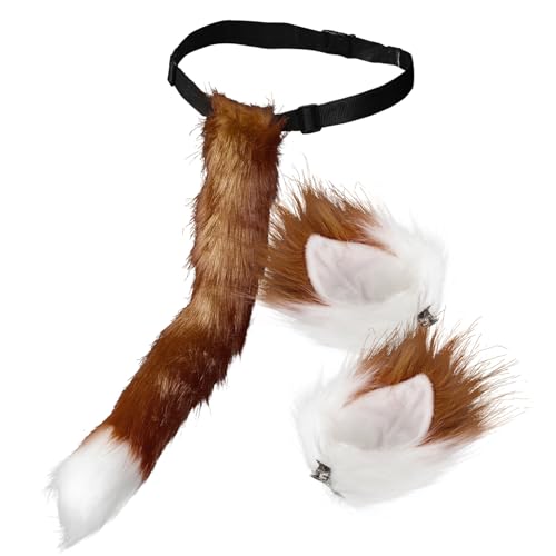 CALLARON Fuchs Kostüm Set mit Haarreif und für Kostümpartys und Cosplay Anpassbares und Langlebiges Zubehör für Festivals und Halloween Weiche und Bequeme Materialien CALLARON Fuchs Kostüm Set mit Haarreif und für Kostümpartys und Cosplay Anpassbares und Langlebiges Zubehör für Festivals und Halloween Weiche und Bequeme Materialien von CALLARON