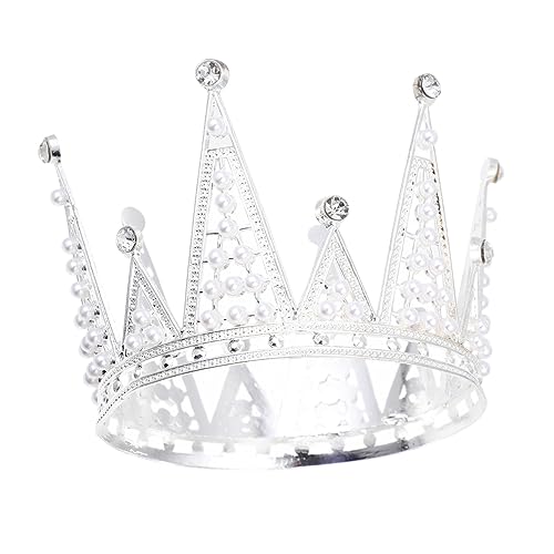 CALLARON Geburtstagstorte -dekoration Krone Party Geburtstagstorte Krone Perlenverkleidung Geburtstagstorte Liefert Kuchen-krone- Krone Tortenaufsatz Für Mit Perlen Legierung Silber CALLARON Geburtstagstorte -dekoration Krone Party Geburtstagstorte Krone Perlenverkleidung Geburtstagstorte Liefert Kuchen-krone- Krone Tortenaufsatz Für Mit Perlen Legierung Silber von CALLARON