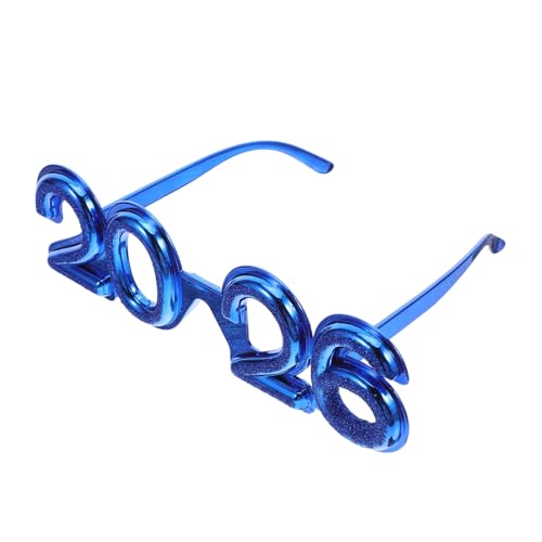 CALLARON Glitzer Neujahrsbrille aus Stabilem Pc-material Leichte Party-sonnenbrille für Erwachsene Foto-requisite für Silvester Abschlussfeier und Festliche Anlässe von CALLARON