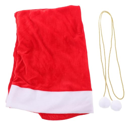 CALLARON Großer Weihnachtsmann Sack Samt Kordelzugbeutel für Süßigkeiten und Dekoration für Feiertage und Partys Sicherer Verschluss und Vielseitig Einsetzbar von CALLARON