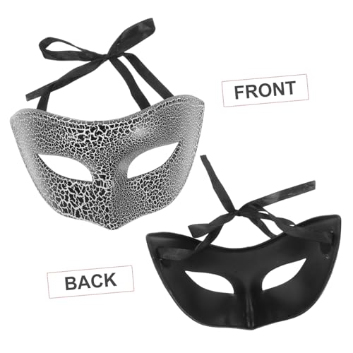 CALLARON Halbgesichts-halloween-maske mit Rissdesign Leichte Atmungsaktive Kunststoffmaske für Herren Komfortabel und Langlebig für Kostümpartys und Gruselige Maskeraden CALLARON Halbgesichts-halloween-maske mit Rissdesign Leichte Atmungsaktive Kunststoffmaske für Herren Komfortabel und Langlebig für Kostümpartys und Gruselige Maskeraden von CALLARON