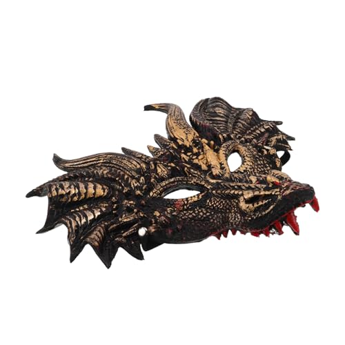 CALLARON Halloween Drachenmaske PU Vollgesichtsmaske Animal Cosplay Maske für Party Halloween Karneval Leichte Bequeme Maske für Erwachsene CALLARON Halloween Drachenmaske PU Vollgesichtsmaske Animal Cosplay Maske für Party Halloween Karneval Leichte Bequeme Maske für Erwachsene von CALLARON