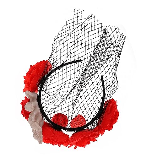 CALLARON Halloween Haarreif mit Roter Skelett Hand und Realistischer Rosenblüte Leichtes Cosplay Kopfschmuck für Damen Komfortabel für Halloween Karneval Kostümpartys und Fotografie CALLARON Halloween Haarreif mit Roter Skelett Hand und Realistischer Rosenblüte Leichtes Cosplay Kopfschmuck für Damen Komfortabel für Halloween Karneval Kostümpartys und Fotografie von CALLARON