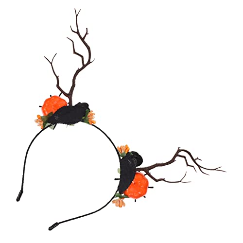 CALLARON Halloween Haarschmuck Schwarzer Teufelshaarreif mit Federn für Damen für Kostümpartys und Halloween Feiern Accessoire für Unvergessliche von CALLARON