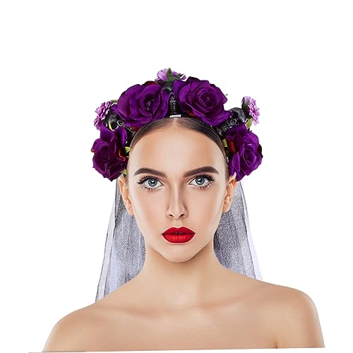 CALLARON Halloween Kopfband mit Schädel und Stylisches Haarschmuck für Kostüme für Halloween Partys und Fotoshootings für Damen und Mädchen CALLARON Halloween Kopfband mit Schädel und Stylisches Haarschmuck für Kostüme für Halloween Partys und Fotoshootings für Damen und Mädchen von CALLARON