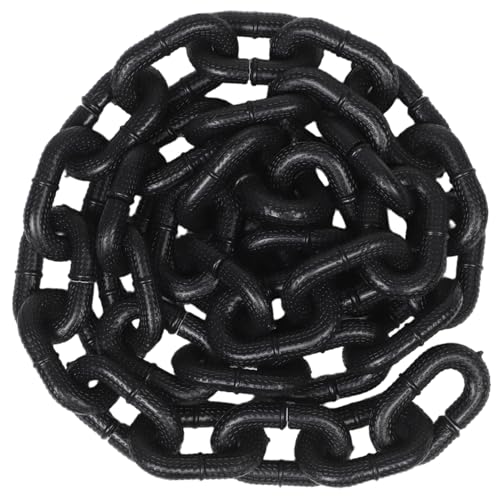 CALLARON Halloween Requisiten Gefälschte Plastikkette Realistische Plastikkette Look Für Halloween Party Cosplay Movie Requisiten Bar Karnevalsdekorationen von CALLARON