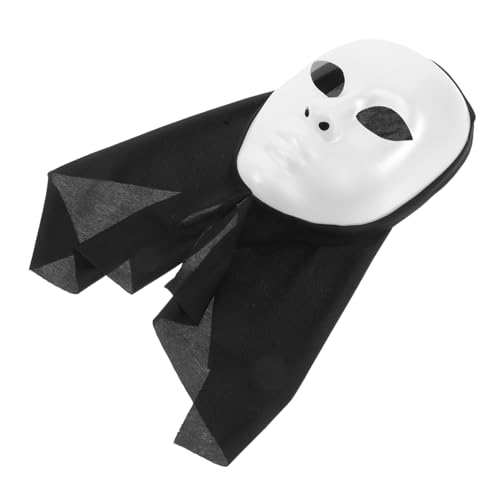 CALLARON Halloween Vollgesichtsmaske Weiß für Männer und Frauen Kostüm Maske für Maskenbälle Straßenaufführungen Kostümpartys und Gruselige Dekorationen CALLARON Halloween Vollgesichtsmaske Weiß für Männer und Frauen Kostüm Maske für Maskenbälle Straßenaufführungen Kostümpartys und Gruselige Dekorationen von CALLARON