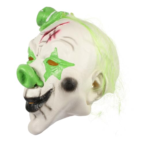 CALLARON Halloween-clown-maske Zubehör Für Halloween-kostüme Gruseliges Halloween Vollgesichts-clown-maske Lustiges Halloween-kostüm Clown-halloween Cosplay Emulsion Für von CALLARON