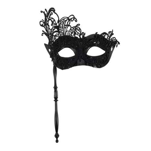 CALLARON Handheld-maskerade-masken-set Mit Haltestab, Spitze, Venezianische Party-maske Für Damen Und Herren, Party-kostüme-zubehör CALLARON Handheld-maskerade-masken-set Mit Haltestab, Spitze, Venezianische Party-maske Für Damen Und Herren, Party-kostüme-zubehör von CALLARON