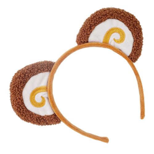 CALLARON Kawaii Affenohren Stirnband für Mädchen Dekoratives Cosplay Haarband für Partys Teddybraun und Angenehm für Karneval Halloween und Maskeraden Einzigartige Haardekoration für Kleine CALLARON Kawaii Affenohren Stirnband für Mädchen Dekoratives Cosplay Haarband für Partys Teddybraun und Angenehm für Karneval Halloween und Maskeraden Einzigartige Haardekoration für Kleine von CALLARON
