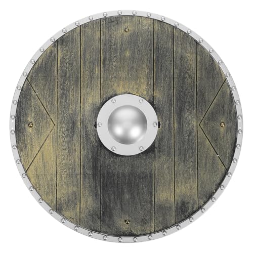 CALLARON Kleiner Rundschild für Halloween Cosplay Robuster Kunststoffschild für Erwachsene für Rollenspiele und Bühnenaufführungen Authentisches Kostümzubehör für Piraten und Krieger CALLARON Kleiner Rundschild für Halloween Cosplay Robuster Kunststoffschild für Erwachsene für Rollenspiele und Bühnenaufführungen Authentisches Kostümzubehör für Piraten und Krieger von CALLARON