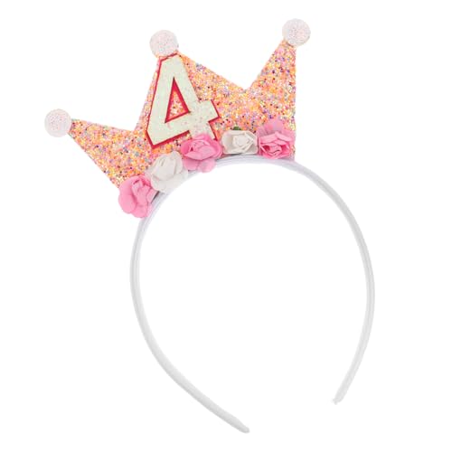 CALLARON Königliche Prinzessinnenkrone Haarband für Mädchen Glitzerndes Tiara Haaraccessoire für Geburtstagsfeiern und Verkleidungen Geeignet für Jährige Verstellbar und von CALLARON