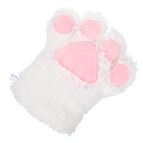 CALLARON Kuscheliger Plüsch Katzenpfoten Handschuh für Weicher Warmer Cosplay Handschuh für Winter für Kreative Auftritte Spielspaß Umweltfreundliches Material Leicht von CALLARON