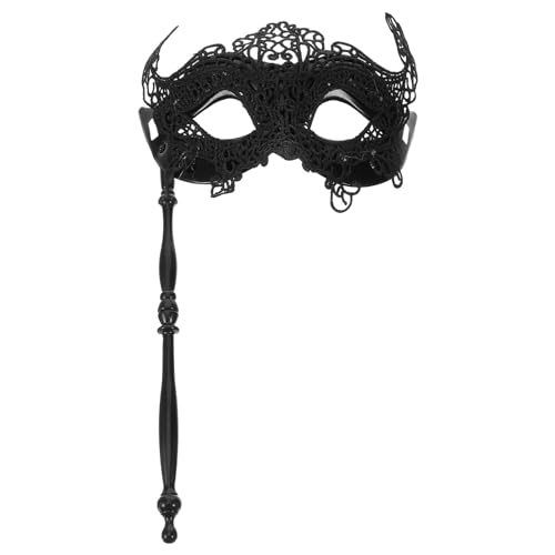 CALLARON Maskerade-Maske Cosplay-Maske Maskerade-Maske Mit Stab Partygeschenk Für Damen Und Herren von CALLARON
