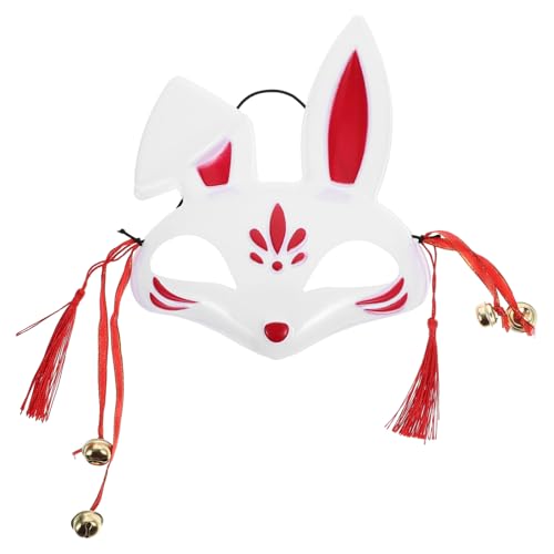 CALLARON Halloween-Häschen-Cosplay japanische katze Fuchs- Masken Maskerade-Maske Maskerade-Party-Maske dekorative Halloween-Maske bilden Gesichtsmaske Fuchs Dämon Zubehör Kleidung Plastik von CALLARON