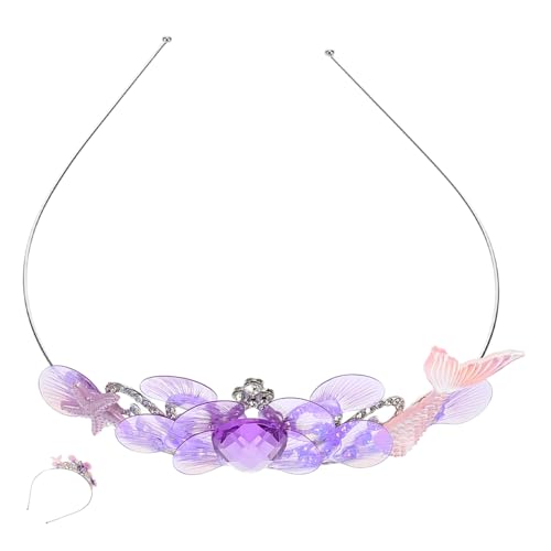 CALLARON Meerjungfrau Haarschmuck Leichtes Muschel Stirnband Mädchen Kostüm Party Geburtstag Ocean Style Zubehör von CALLARON