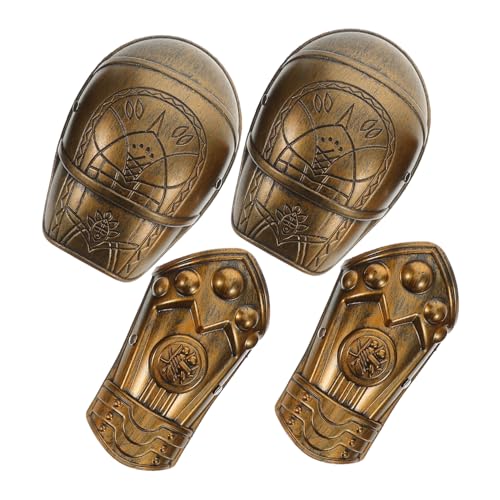 CALLARON Mittelalterlicher Armschutz Verstellbar Leichtes Kostümzubehör für Cosplay Karneval Halloween Party Robust Komfortabel von CALLARON