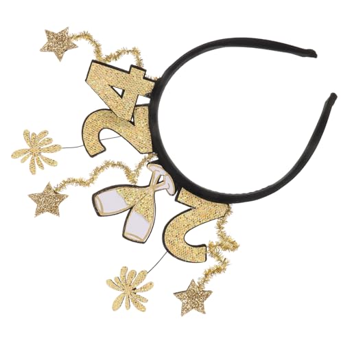 CALLARON Neujahr Stirnband Leichtes Party Accessoire Sicherer Kopfschmuck für Silvesterfest und Festival Geeignet Komfortabel Langlebig von CALLARON