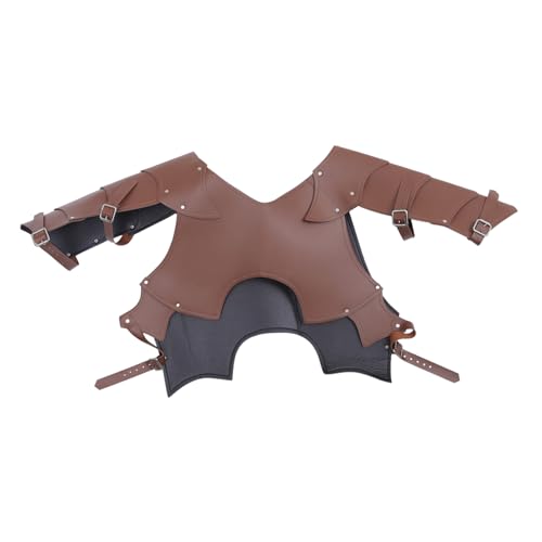 CALLARON PU Schulterpanzer Cosplay Kostüm Schulterarmoren für Herren Verstellbar Langlebig für Krieger Mottopartys und Bühnenaufführungen CALLARON PU Schulterpanzer Cosplay Kostüm Schulterarmoren für Herren Verstellbar Langlebig für Krieger Mottopartys und Bühnenaufführungen von CALLARON