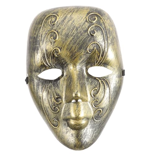 CALLARON Party-Accessoire venezianische Cosplay-Masken Hälfte Kostüme für Männer Kleidung für Männer Vollgesichtsmaske lustige Maske Antiquität bilden unheimlich Requisiten Mann Plastik von CALLARON