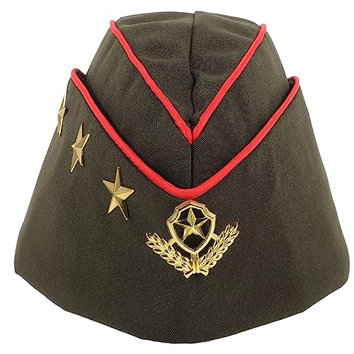 CALLARON Party Matrosenhut Boot Form Karneval Kostüm Kopfschmuck mit Sternmuster Vielseitige Cosplay und Bühnenmütze für Damen und Herren und Dekorativ für Mottoparty und Auftritte von CALLARON
