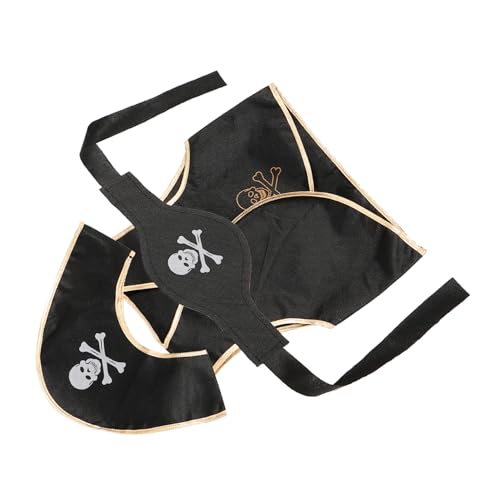 CALLARON Piratenkostüm Set mit Augenklappe Hut und Taillengürtel Karneval Cosplay Zubehör für Halloween Mottoparty Kindergeburtstag Stilvolle Piraten Verkleidung CALLARON Piratenkostüm Set mit Augenklappe Hut und Taillengürtel Karneval Cosplay Zubehör für Halloween Mottoparty Kindergeburtstag Stilvolle Piraten Verkleidung von CALLARON