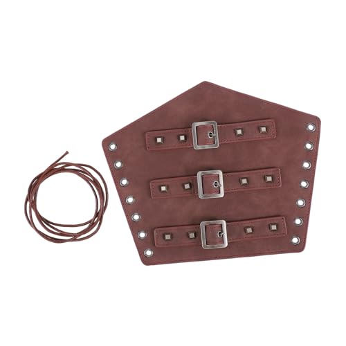 CALLARON Punk Kunstleder Armband Für Outdoor Aktivitäten Individuelles Reitarmband Für Männer Persönlichkeit Armguard von CALLARON